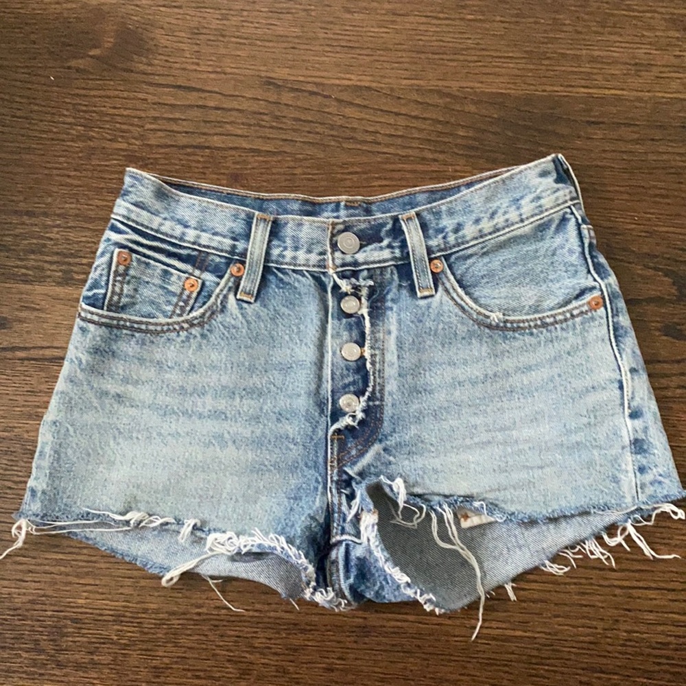 Size 24 Levi’s denim shorts levi 501s
